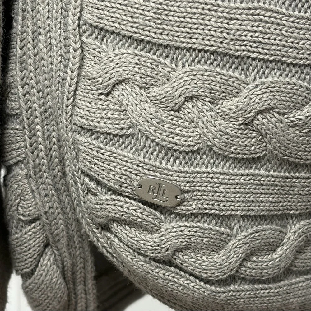 LRL Cable Knit Sweater - Picture 5 of 7